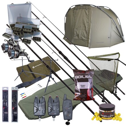 Ensemble de pêche à la carpe de nuit Ultimate Mega Complete Carp Night Fishing Set