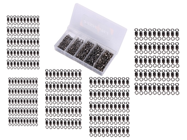 210 émerillons De Pêche Acier Inox - Rotatifs, Résistants à La Corrosion, Pour Eau Douce Et Mer