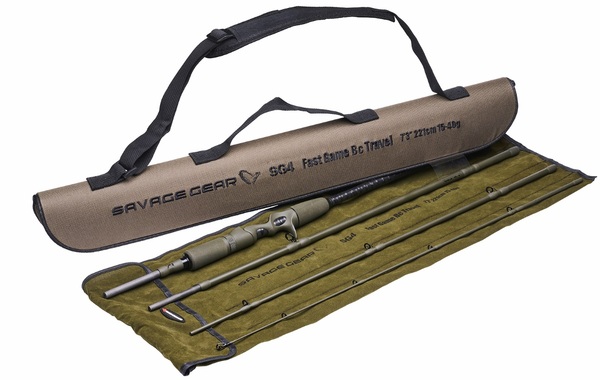 Savage Gear SG4 Fast Game BC TR Baitcaster Reise Rute (4-teilig)