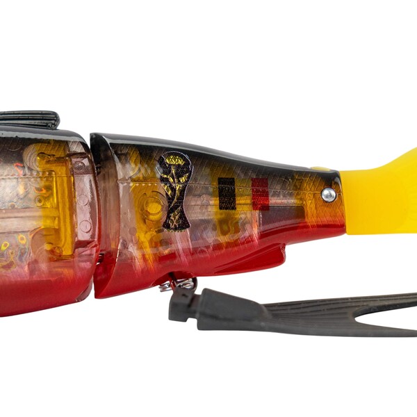 LMAB KØFI Real Vibe 180 Swimbait WK Editie 18cm (53g) (Incl. Extra Staart) - Belgium