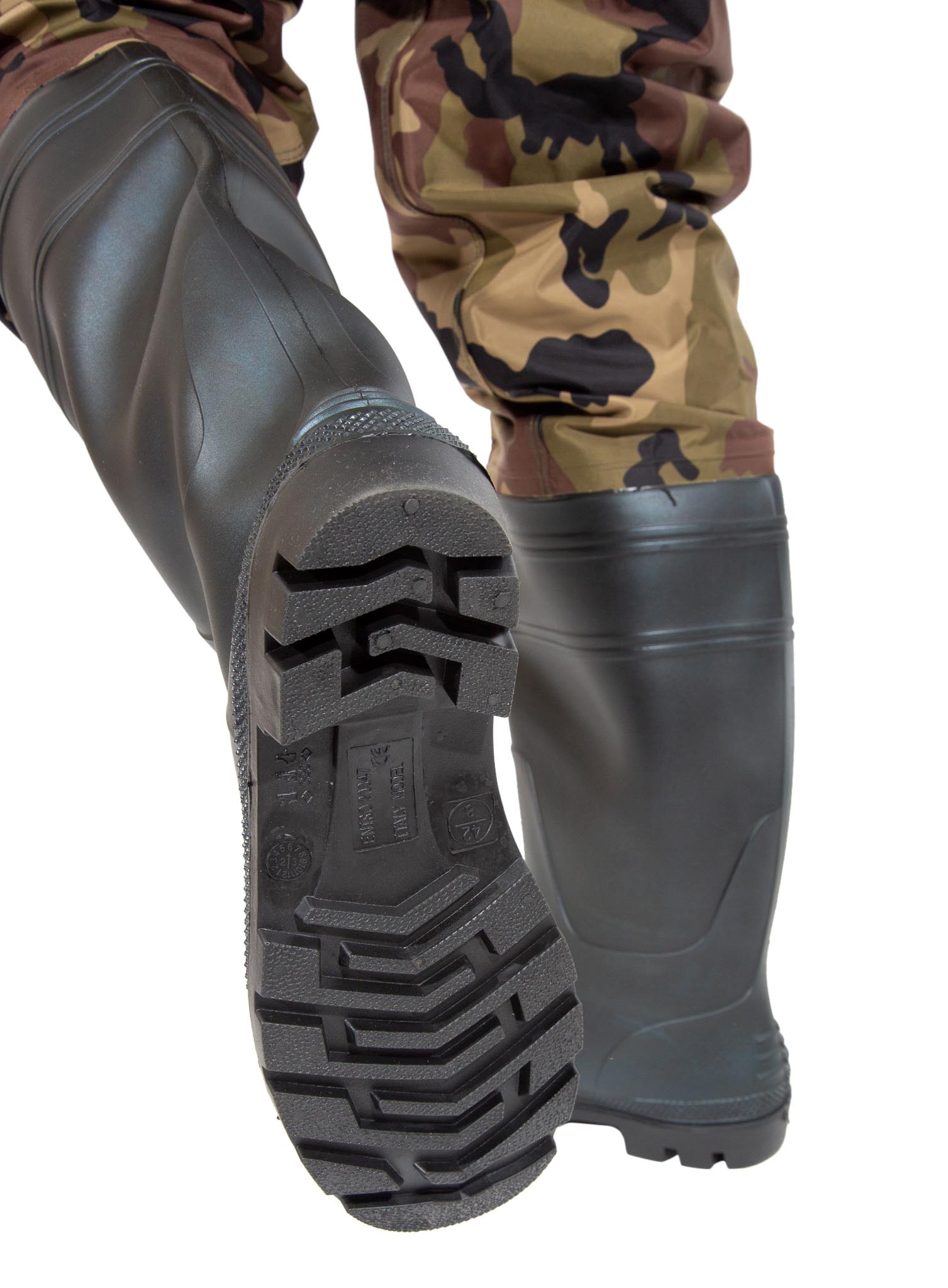 HzY - Waders de pêche avec Ceinture et Genouillères Cuissardes - 100