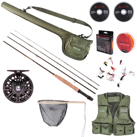 Mega Kit per Pesca a Mosca Ultimate Drifter Fly Complete