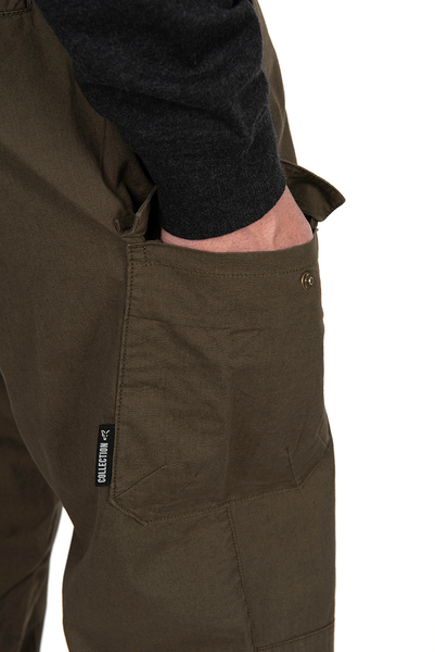Fox Collection LW Cargo Trouser Green & Black