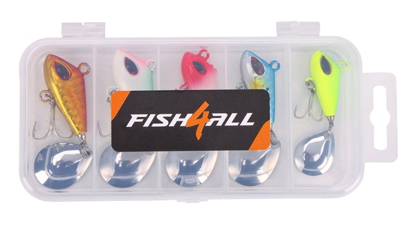 Fish4All Jigspin Kit Mix 10, 15 & 20g (5 St)