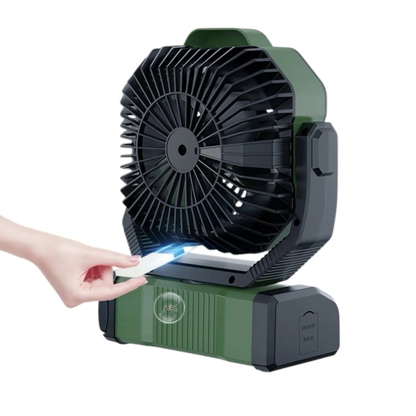 Holdcarp Rechargeable DoubleMotor Fan (Incl. Afstandsbediening)