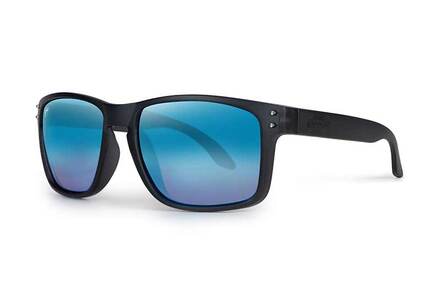 Okulary Fox Rage Transparent Black Brown Lens Mirror Blue Eyewear