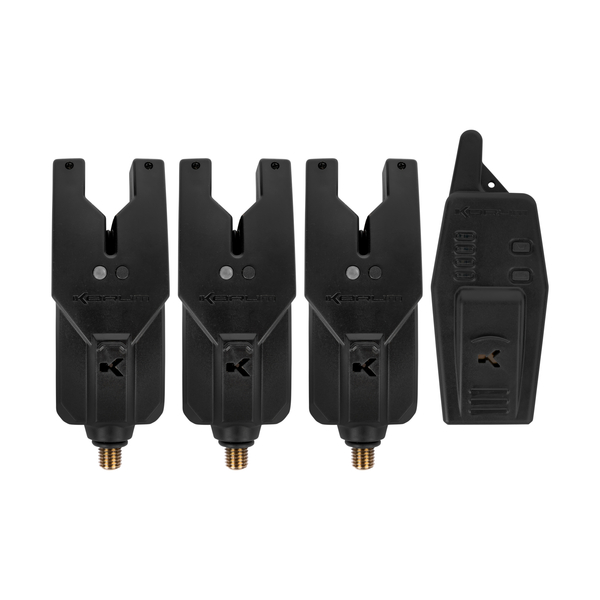 Korum KRI 3 Conjunto de Alarma Remota e Indicador para Cañas (Con Colgantes)