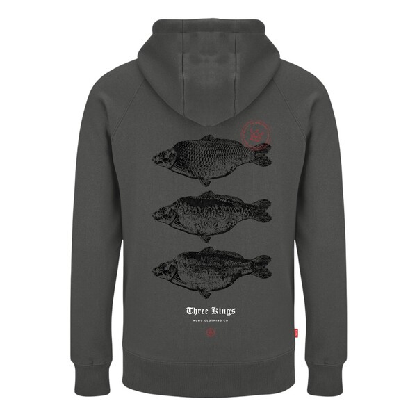 Kumu 3 Kings Hoodie Grey