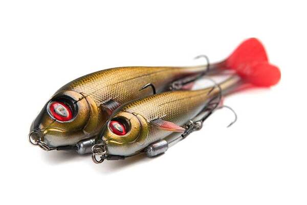 Fox Rage Super Slick Shad Loaded 18cm (49g) - UV Golden Prey