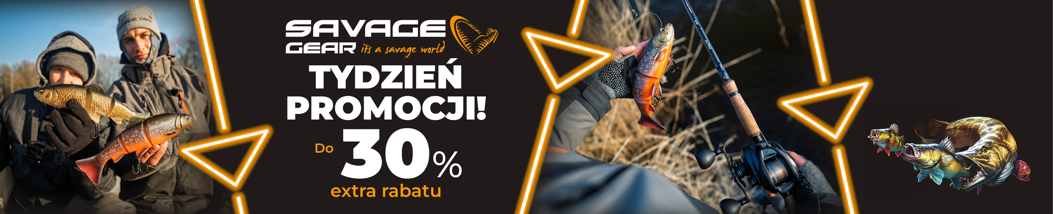 Topbanner: Tot 30% Savage gear (Weekactie)