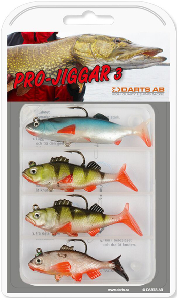Darts Pro Jiggar Set with 4 Soft Baits