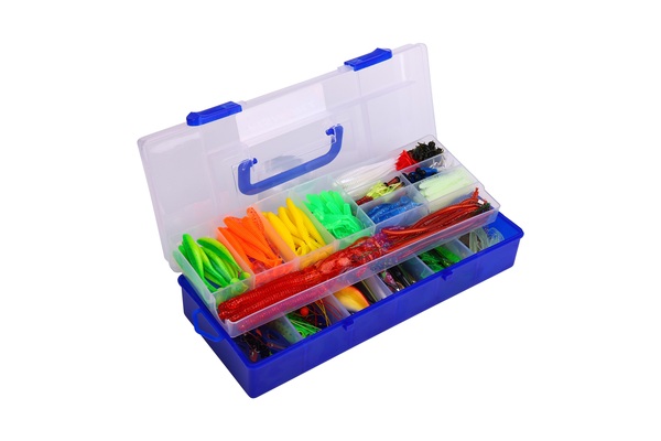 Fish4All Multi Lure Box Hard, Soft & Metal + Pliers (328pcs)