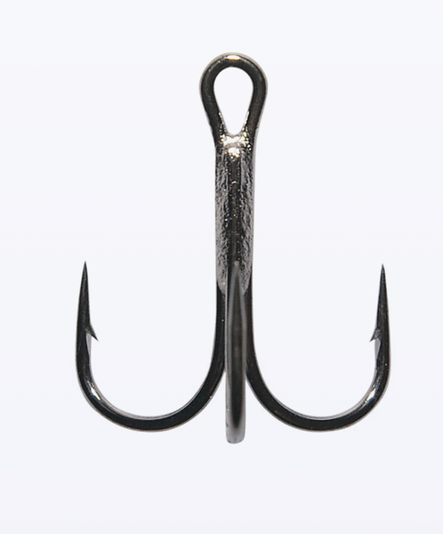 Mustad NP Round Bend Treble HK Trebles Black Nickel (6pcs)