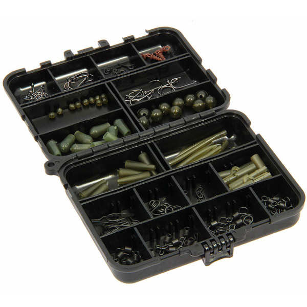 XPR Carp Tacklebox pełen materiałów końcowych znanych marek! - NGT Carp Rig Accessory Box ze 170 materiałami końcowymi