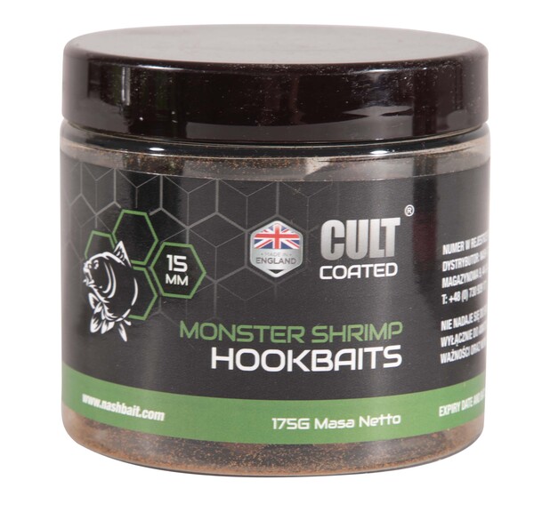 Nash Monster Shrimp Cult Coated Hookbaits