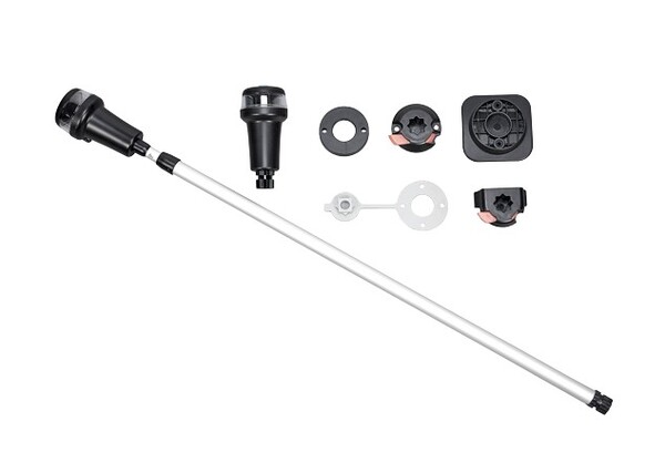 Allpa Draagbare LED Navigatieverlichting Kit Met Telescopische Buis (79-136cm) (Incl. Adapterset)