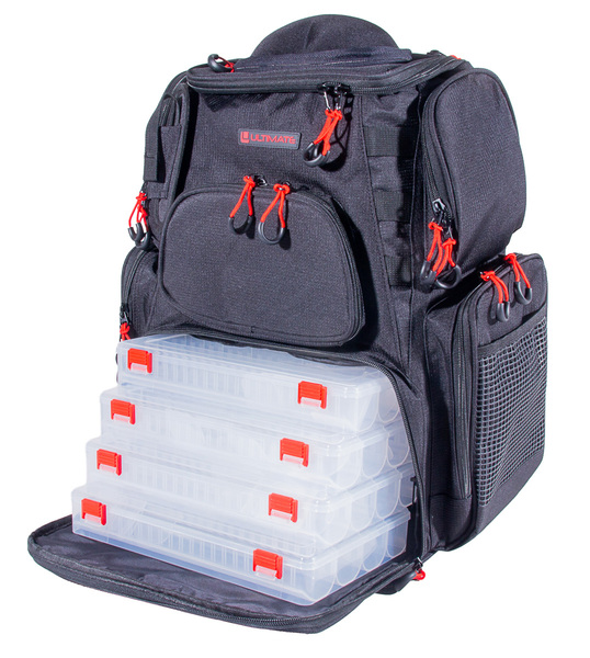Ultimate Caster Backpack (Incl. 4 Tackle Boxes!)
