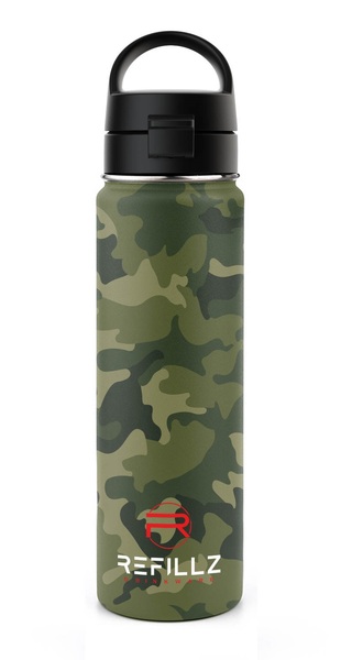 Refillz Camou Bottle Urban Green/Black 