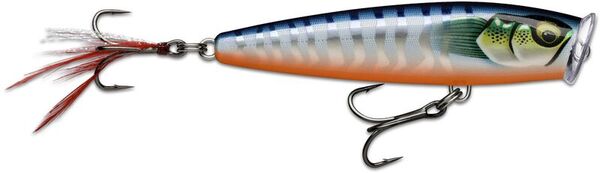 Rapala Skitter Pop Elite SPE95 Popper 10cm (17g) - Gilded Hot Wahoo UV