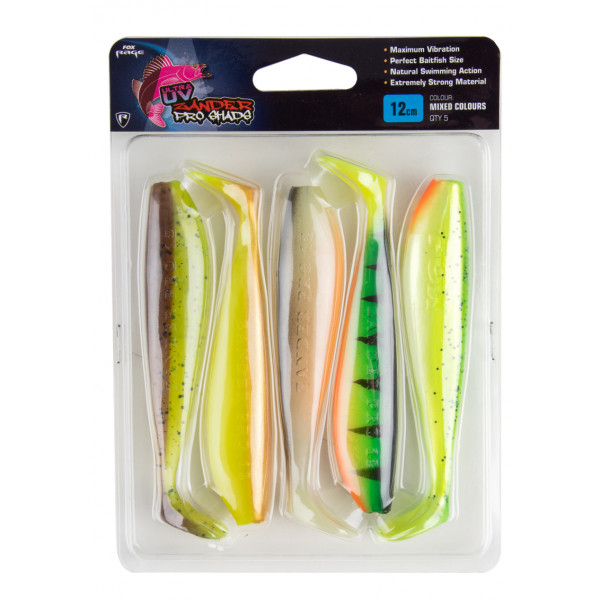 Fox Rage Ultra UV Pro Shad 14cm Soft Rubber Bait – 6 Colours Available (NPS072)