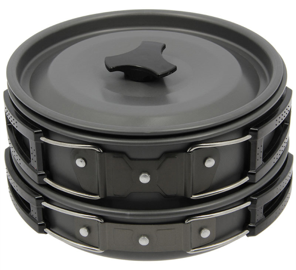 Zestaw czajnika i patelni z aluminium od NGT