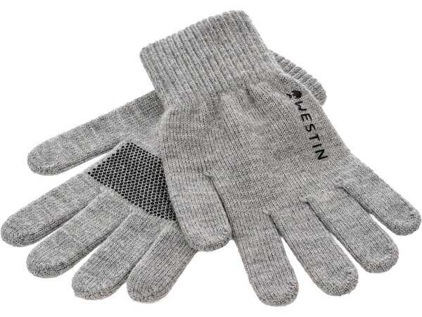 Westin Merino Wool Gloves Light Grey Melange
