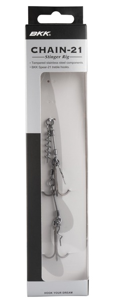BKK Chain-21 Softbait Stinger Rig