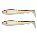 Svartzonker McRubber Junior Shad 17cm (2 piezas) - Pike