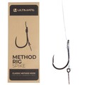 Ultimate Method Rig Anzuelo sin púas con pincho 10 cm 0,22 mm (8 pzas.)