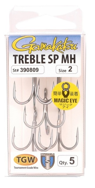 Kotwiczki Gamakatsu Treble SP MH Hyper Corrosion Protected  - #2