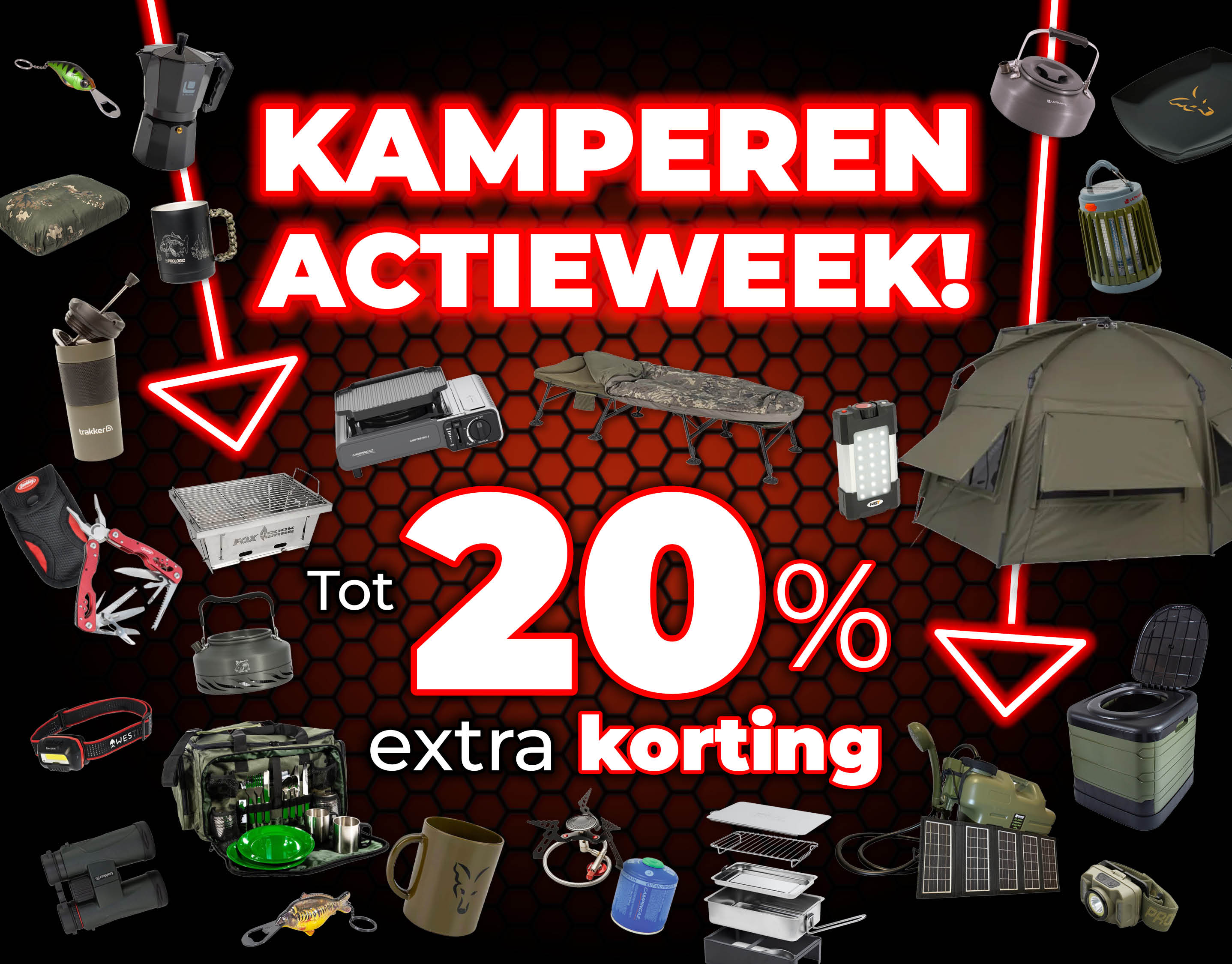 Subbanner: Tot 20% Kamperen (Weekactie)