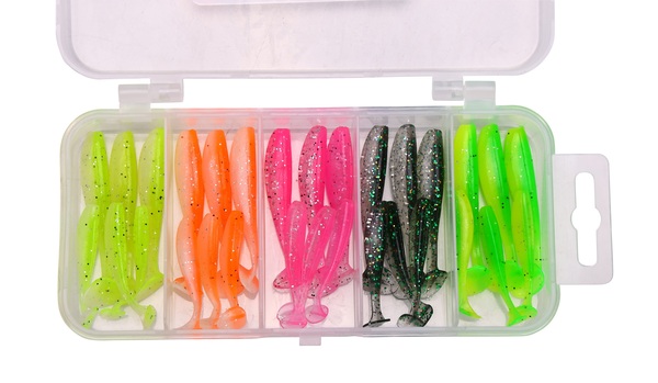 Fish4All Mini Soft Shad Kit 32 & 42mm (30 Stuks)