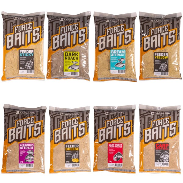 Ultimate Force Baits Groundbait Try-Out Pack (Łącznie 8kg)