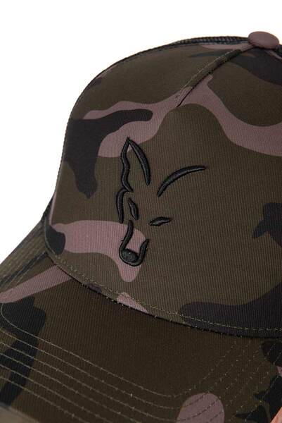 Fox Black Camo Trucker Cap