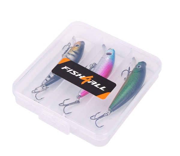 Fish4All Hardlure Kit Prey 1 Floating Pluggen Set 7cm 8.1g (3 Stuks)