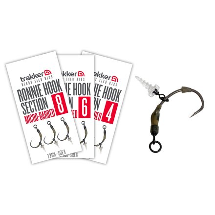 Trakker Ronnie Hook Section Micro Barbed (3 pieces)