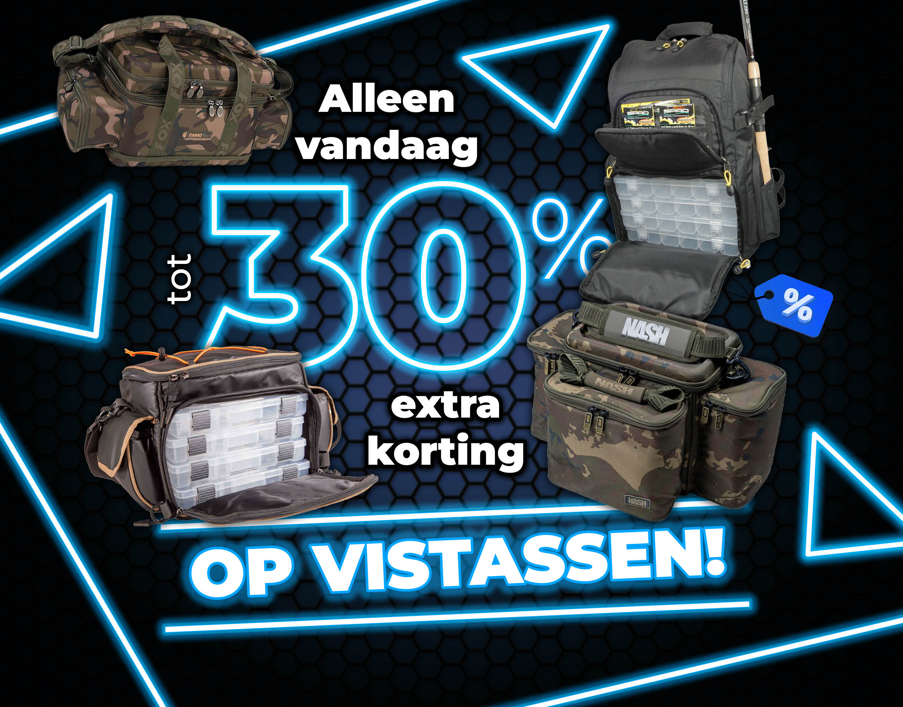 Subbanner: Tot 30% Vistassen (Blauw)