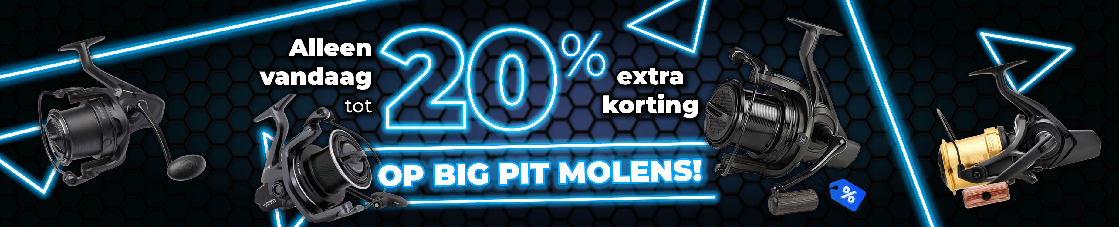 Topbanner: Tot 20% Big pit molens (Blauw)