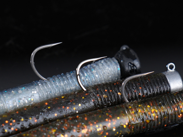 BKK Silent Chaser Draggin' NED Bleikopf #1 Schwarz