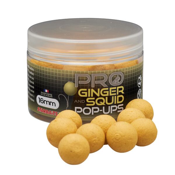 Starbaits Pro Ginger & Squid Pop Up 16mm (50g)