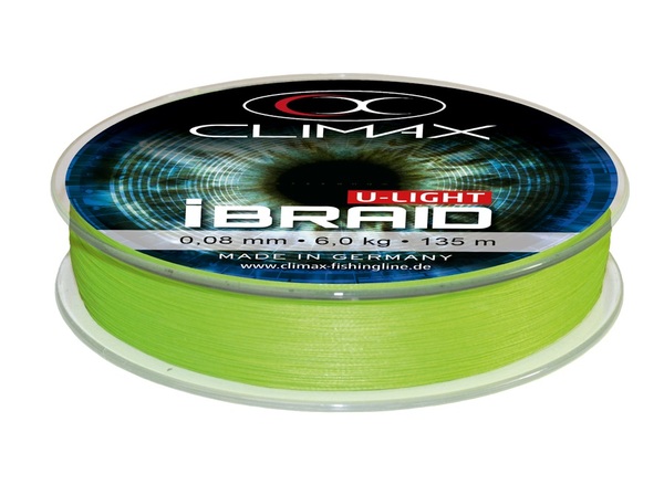 Climax IBraid U-Light Chartreuse Gevlochten Lijn (135m)