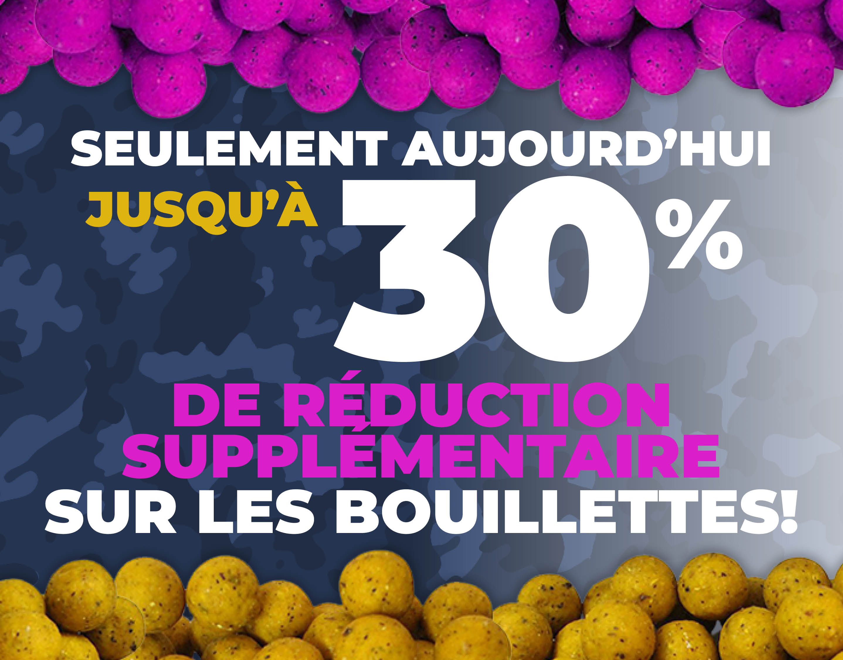 Subbanner: Tot 30% boilies
