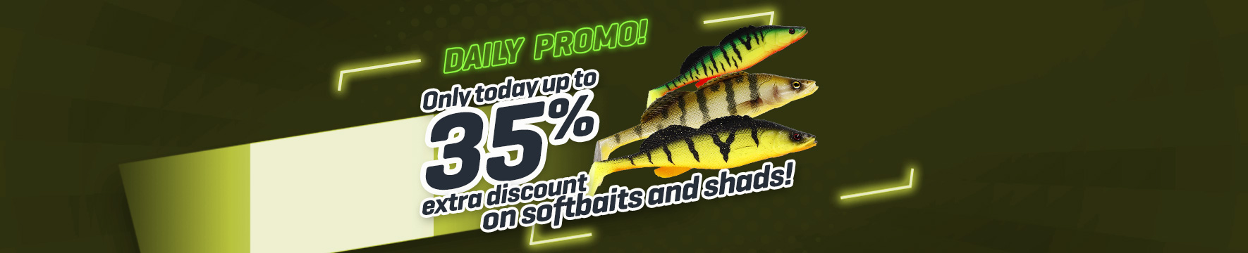 Topbanner: Tot 35% Softbaits & Shads