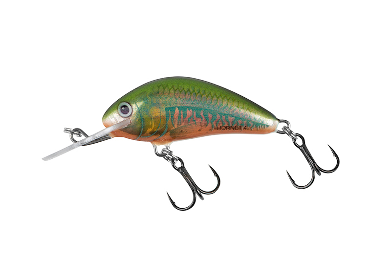 Leurre SALMO BUTCHER Crankbait Flottant 5cm/5g - Tête Rouge Dorée (QBU033)