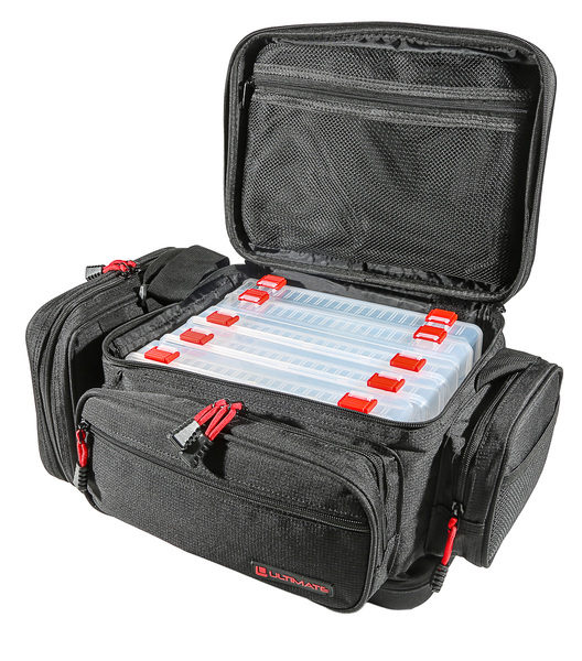 Ultimate Hardtop Tactic Lure Bag (Incl. 5 Tackleboxen + Pouch!) - Medium