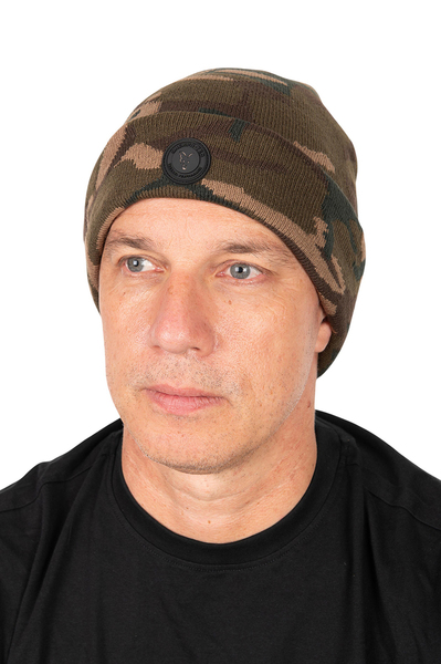Fox Camo Sherpa Tec Beanie Fishing Hat