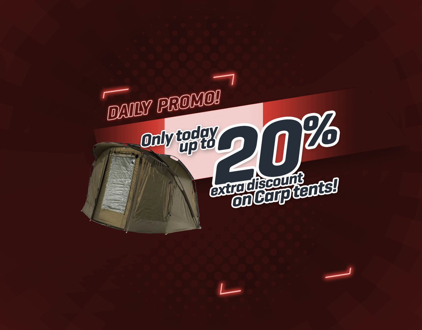 Subbanner: Tot 20% Karpertenten