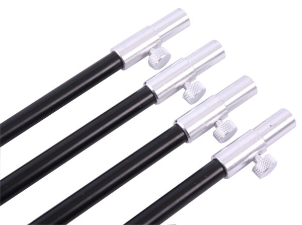 Set of 4 Adjustable Aluminium Banksticks