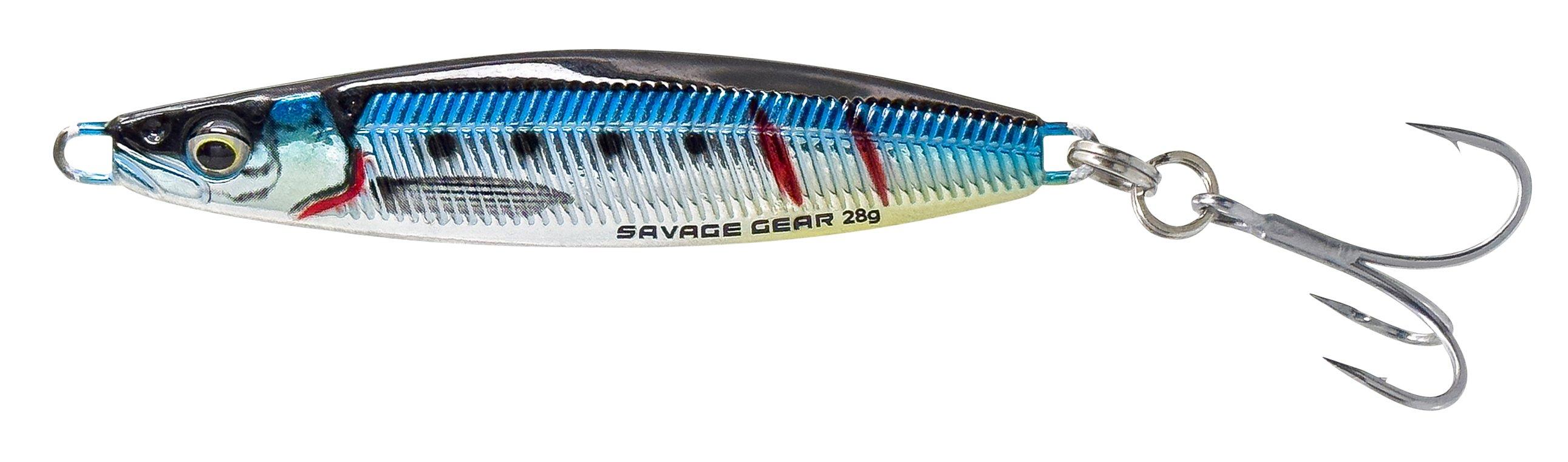 Savage Gear Psycho Sprat Leurre De Pêche 28g à 60g - Jig Eau Salée Pour Bar Et Prédation