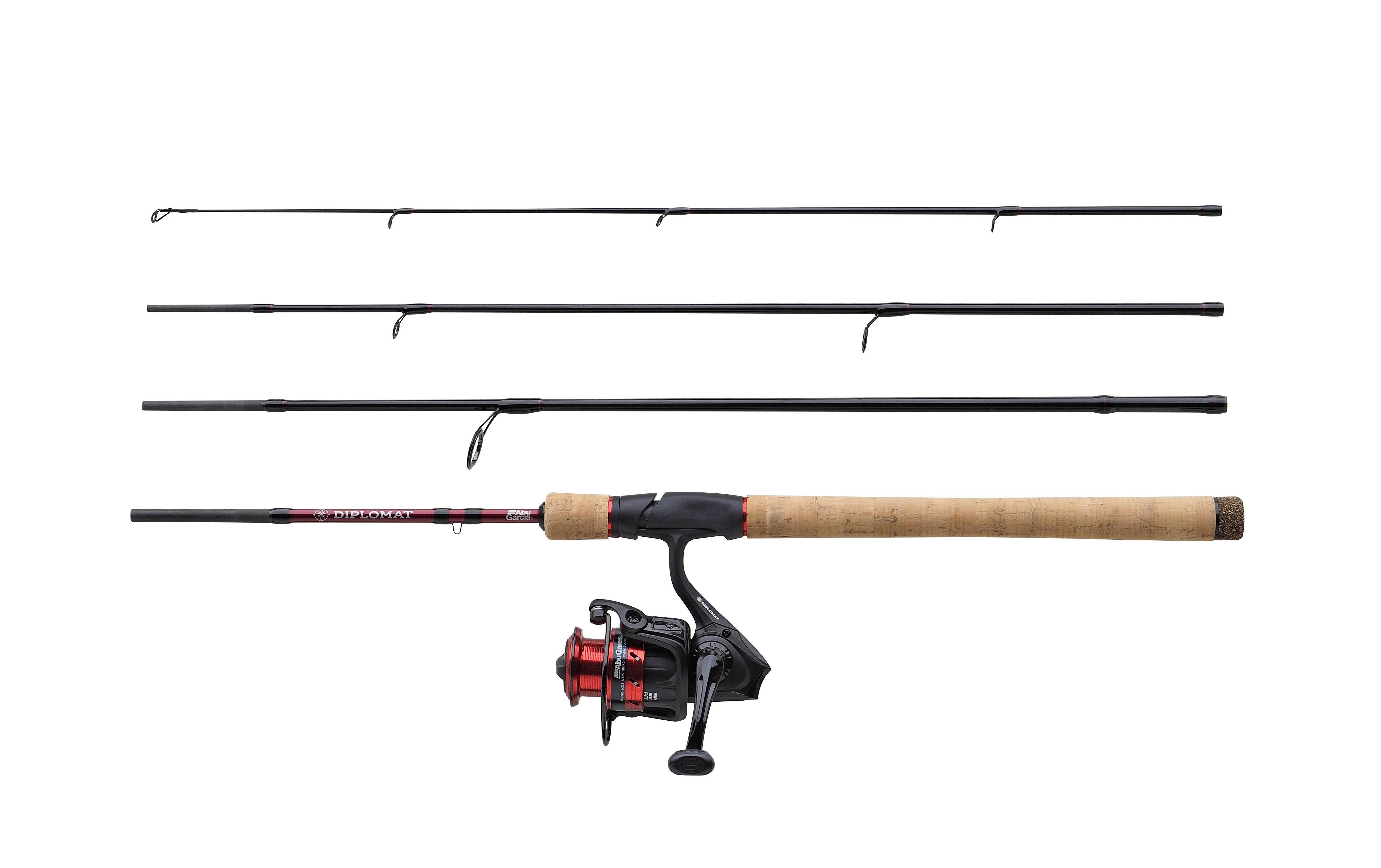 Canne Abu Garcia Diplomat V2 Travel 2.13m-2.74m 4-Eléments Spinning Cannes